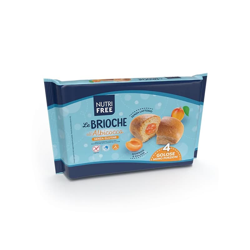 4 Brioches fourrées à l'abricot sans gluten 4 Brioches fourrées à l'abricot sans gluten