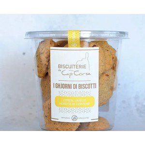Paquet de biscuits sans gluten citron vanille et noisette - Cap Corse