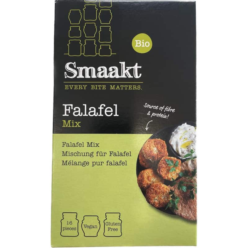 Paquet de mix pour falafels sans gluten, bio et vegan - Consenza Smaakt Paquet de mix pour falafels sans gluten, bio et vegan - Consenza Smaakt