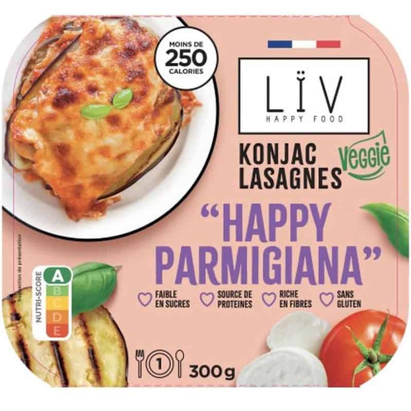 Lasagnes konjac sans gluten Happy Parmigiana Liv Happy Food