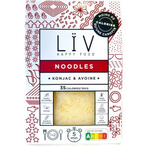 Paquet de Noodles sans gluten konjac et avoine de Liv Happy Food