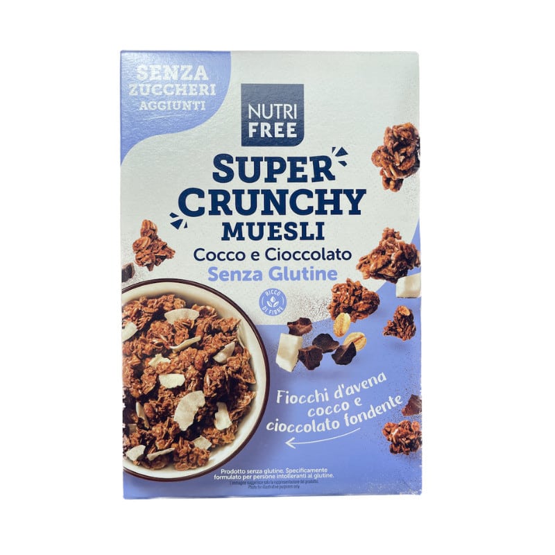 Muesli croquant sans gluten coco/chocolat - Nutri free