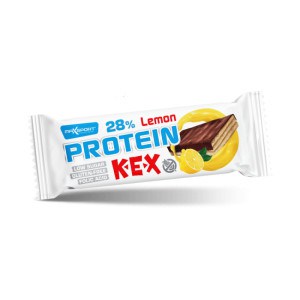 Barre hyper protéinée gaufrettes citron sans gluten de chez MaxSport