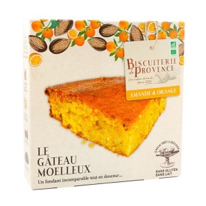 Boite de Moelleux sans gluten aux amandes et à l'orange - La Biscuiterie de Provence