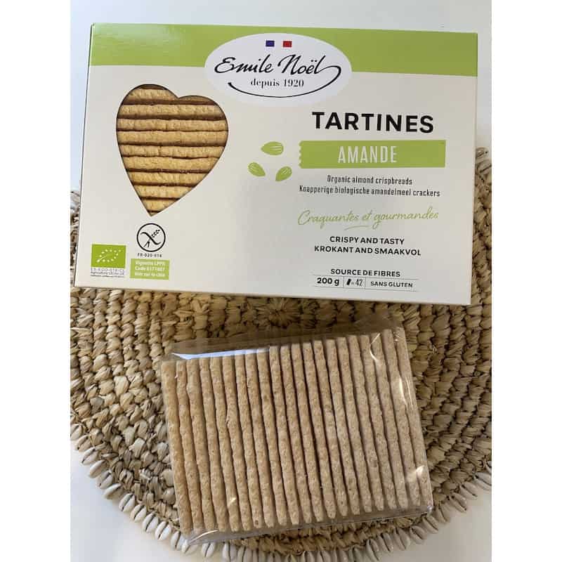 paquet de Tartines aux amandes sans gluten