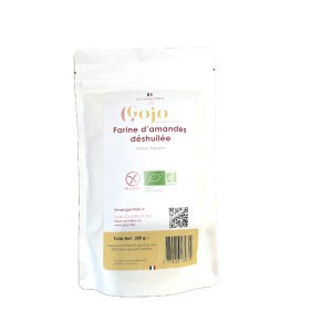Sachet de farine d'amandes déshuilée sans gluten - Gojo