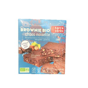 Paquet Brownie Bio Choco Noisette Sans Gluten Terra Ceres