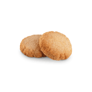 Présentation cookies noix de coco sans gluten.