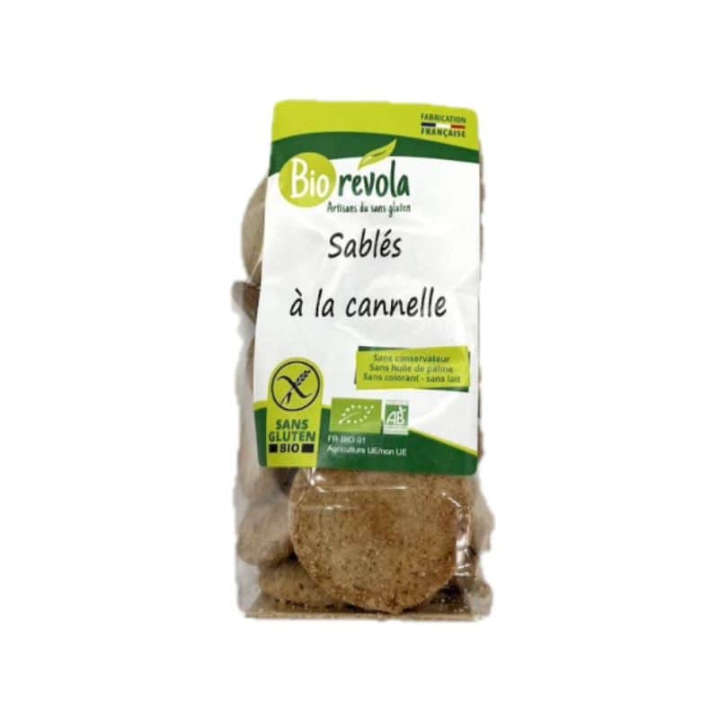 Sachet de sablés à la cannelle sans gluten de Biorévola