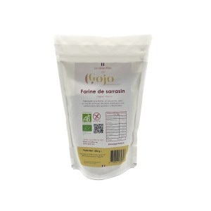 Sachet de farine de sarrasin sans gluten et bio - Gojo