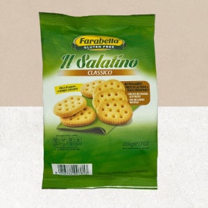 Sachet de biscuits sans gluten nature salés - Farabella en 200 g