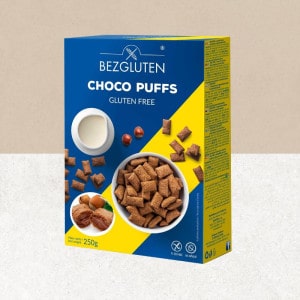Céréales choco puffs au caco sans gluten - Bezgluten