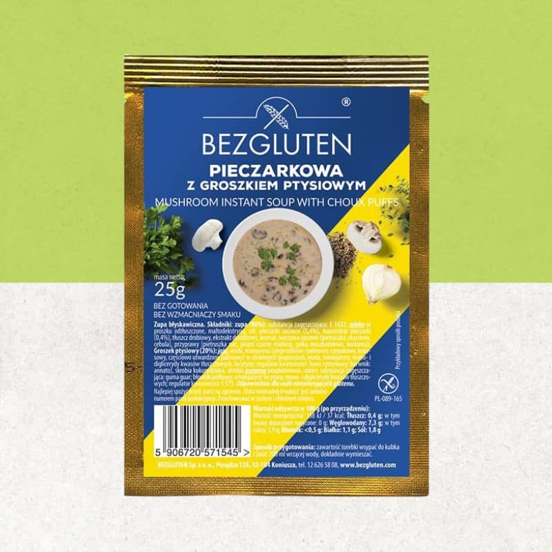 Potage champignons instantané -Bezgluten