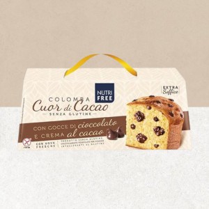 Colomba sans gluten aux pépites de chocolat et crème de cacao Nutri Free