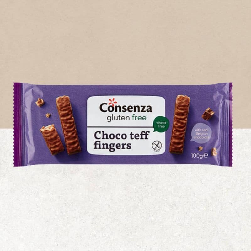 Bâtonnets de biscuit au chocolat sans gluten - Consenza