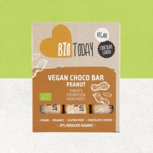 Boite de 3 barres chocolat cacahuètes sans gluten -Bio Today
