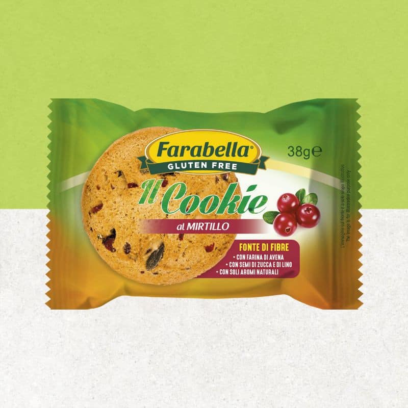 Lot de 15 Cookies individuels aux myrtilles sans gluten - Farabella