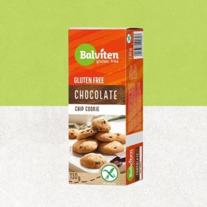 Paquet de cookies au chocolat sans gluten Balviten