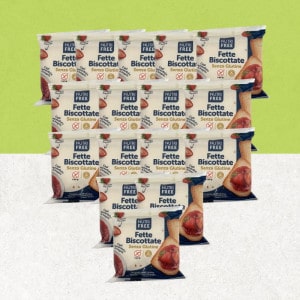 Lot de 16 sachets de biscottes sans gluten - Nutrifree