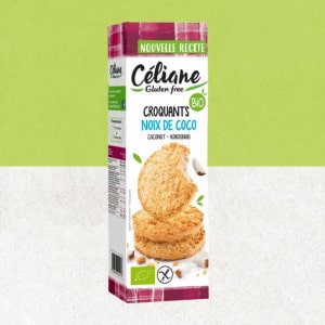 Paquet de croquants à la noix de coco sans gluten - Céliane