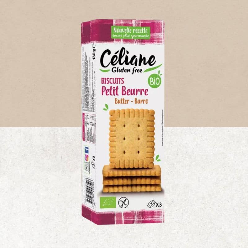 Paquet de biscuits Petit Beurre sans gluten - Céliane