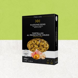 Paquet de Tortellini sans gluten au jambon cru - Massimozero