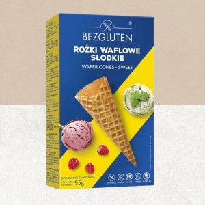 Cornets de glace gaufrette sans gluten - Bezgluten
