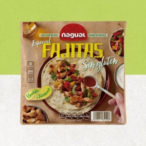 Sachet de Tortilla spéciale fajitas sans gluten - Nagual