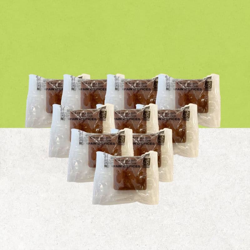 Lot de 10 pain épices sans gluten - Terra Cérès Lot de 10 pain épices sans gluten - Terra Cérès