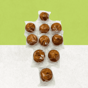 Lot de 10 moelleux à la myrtille sans gluten et sans lait - Céliane