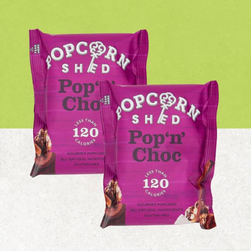 Lot de 2 sachets de popcorn au chocolat sans gluten - Shed Lot de 2 sachets de popcorn au chocolat sans gluten - Shed