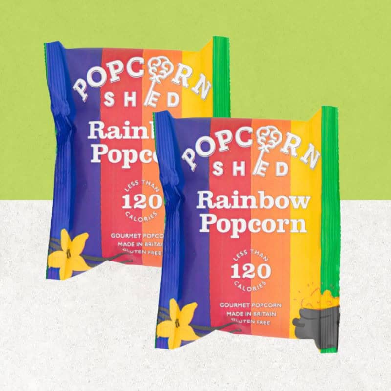 Lot de 2 sachets de popcorn rainbow sans gluten - Popcorn Shed Lot de 2 sachets de popcorn rainbow sans gluten - Popcorn Shed
