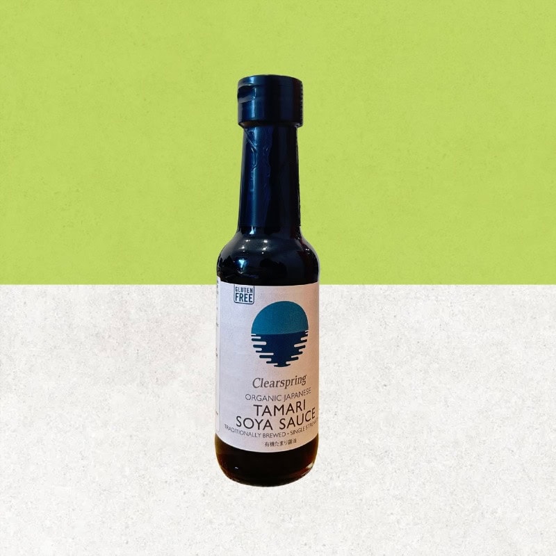 Bouteille de sauce soja tamari sans gluten, bio et vegan 150ml - Clearspring Bouteille de sauce soja tamari sans gluten, bio et vegan 150ml - Clearspring