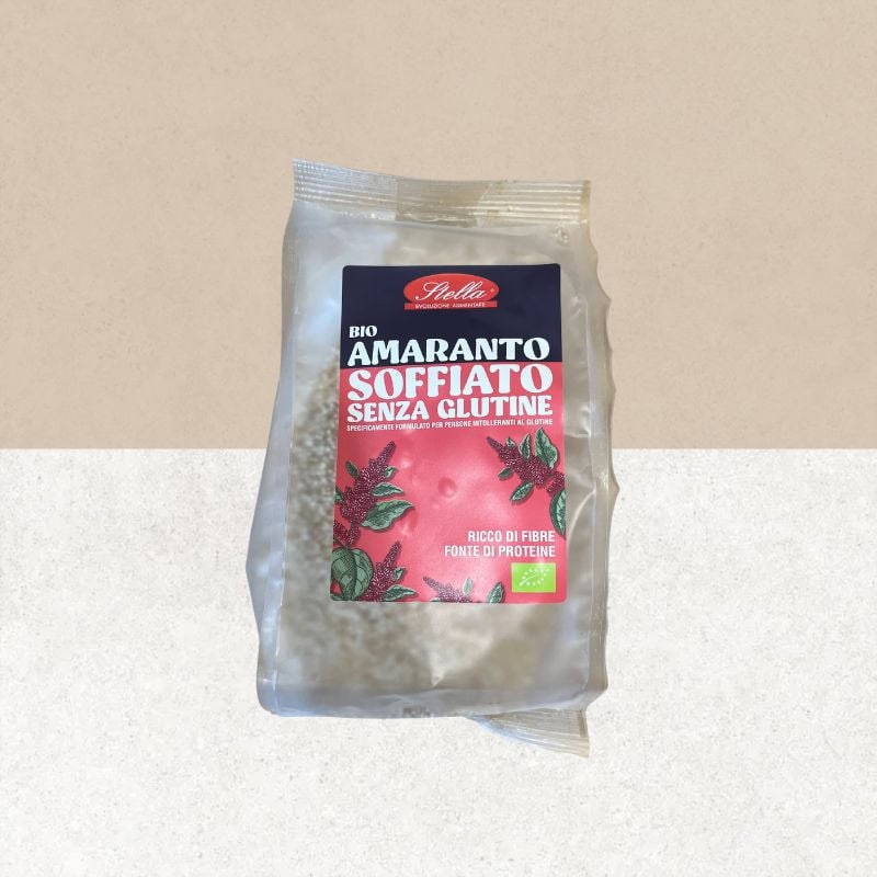 Sachet d'amarante soufflée sans gluten et bio - Stella Sachet d'amarante soufflée sans gluten et bio - Stella