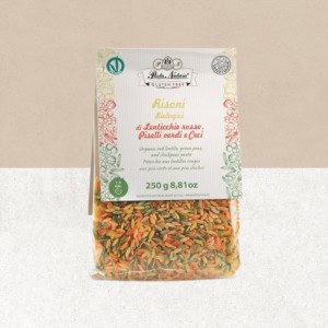 Paquet de risoni coloré sans gluten et bio - Pasta Natura