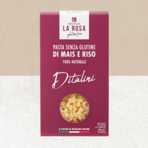 Pâtes ditalini Pastificio La Rosa sans gluten