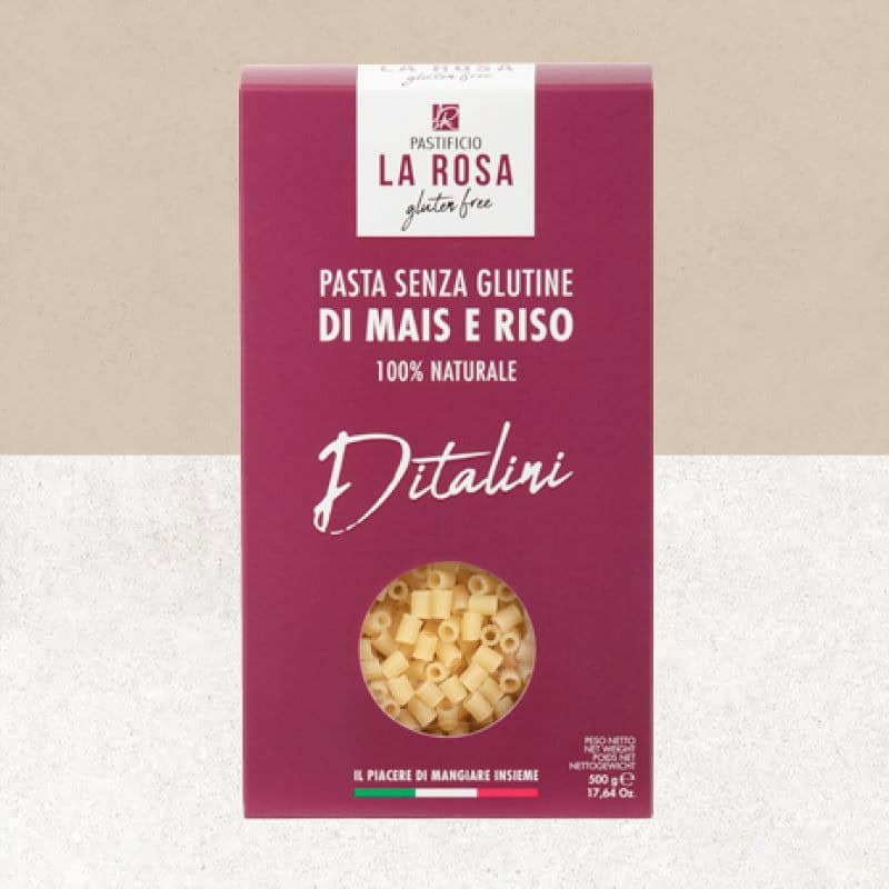 Pâtes ditalini Pastificio La Rosa sans gluten