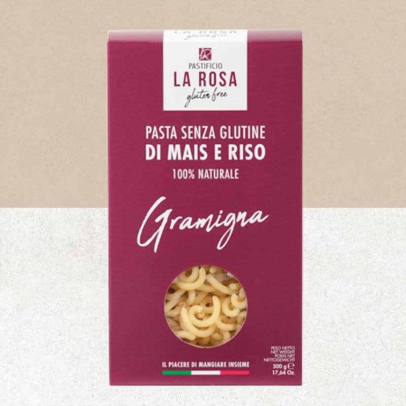 Pâtes gramigna Pastificio La Rosa sans gluten