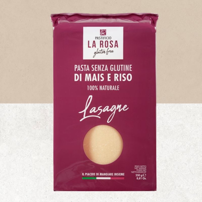 Pâtes lasagnes Pastificio La Rosa sans gluten