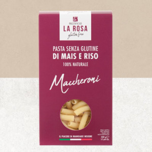 Pâtes maccheroni Pastificio La Rosa sans gluten