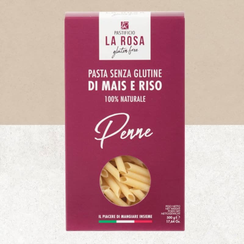 Pâtes penne Pastificio La Rosa sans gluten