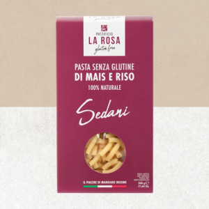 Pâtes sedani Pastificio La Rosa sans gluten