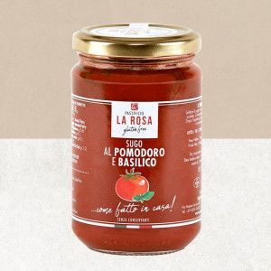 Sauce tomate basilic Pastificio La Rosa sans gluten