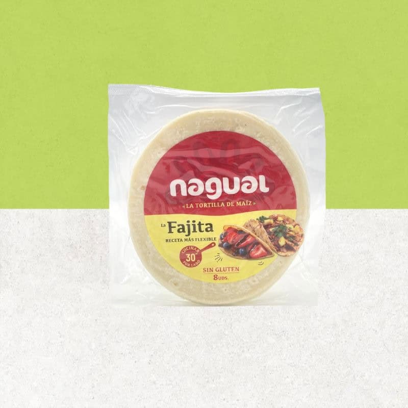 Sachet de Tortilla spéciale fajitas sans gluten - Nagual