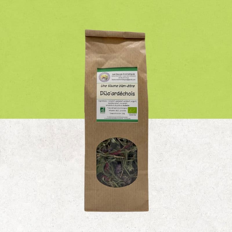 Sachet de tisane bien-être "Dijo'ardéchois" - Les Douces Aromatiques