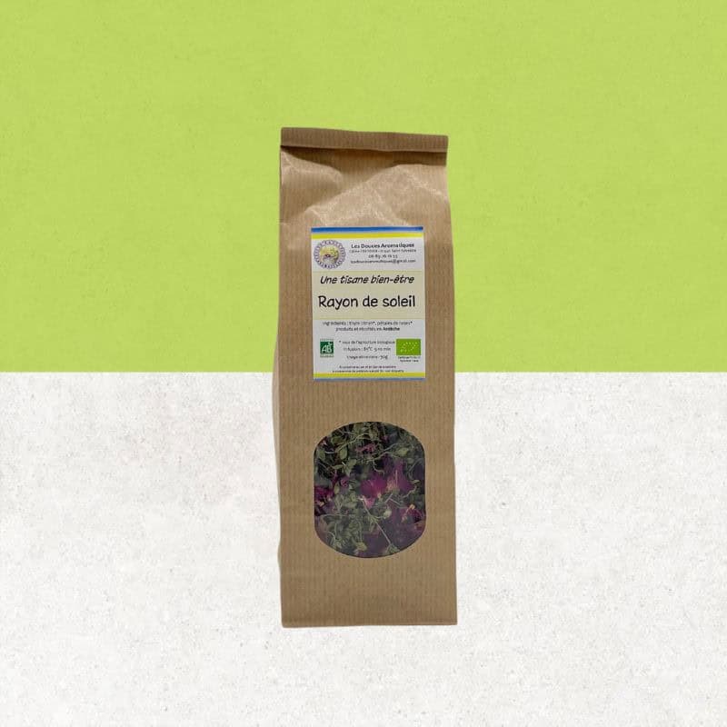 Sachet de tisane bien-être "Rayon de Soleil" - Les Douces Aromatiques