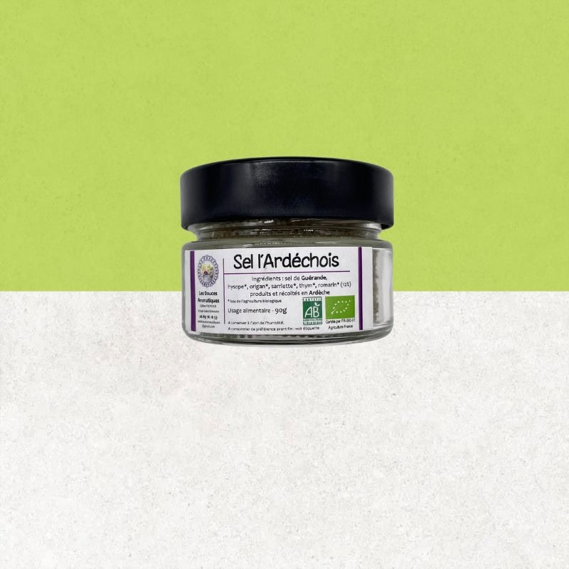Pot de "Sel l'Ardéchois" - Les Douces Aromatiques