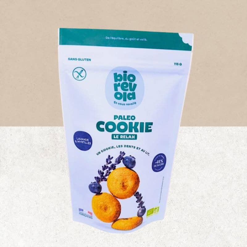Sachet de cookies Le Relax sans gluten - Biorévola