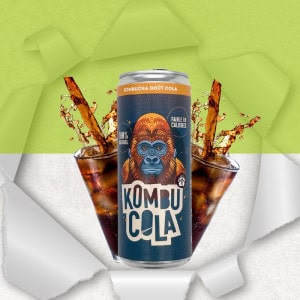 Canette 33cl de Kombucha bio COLA sans gluten - Bio Brasseurs