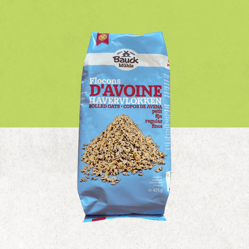 Sachet de flocons d'avoine bio et sans gluten - Bauck Mühle